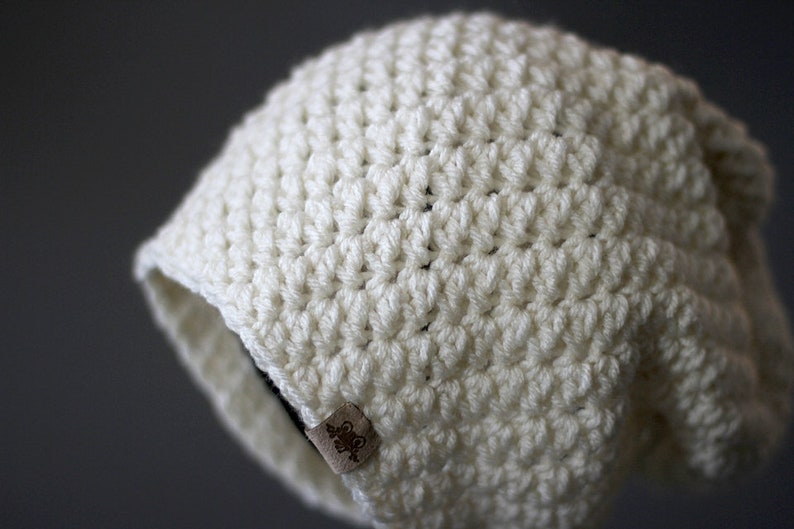 CROCHET PATTERN - Rainer Crochet Slouchy Hat Pattern - Striped Crochet Slouchy Hat Pattern - Easy Crochet Pattern - Striped Crochet Hat