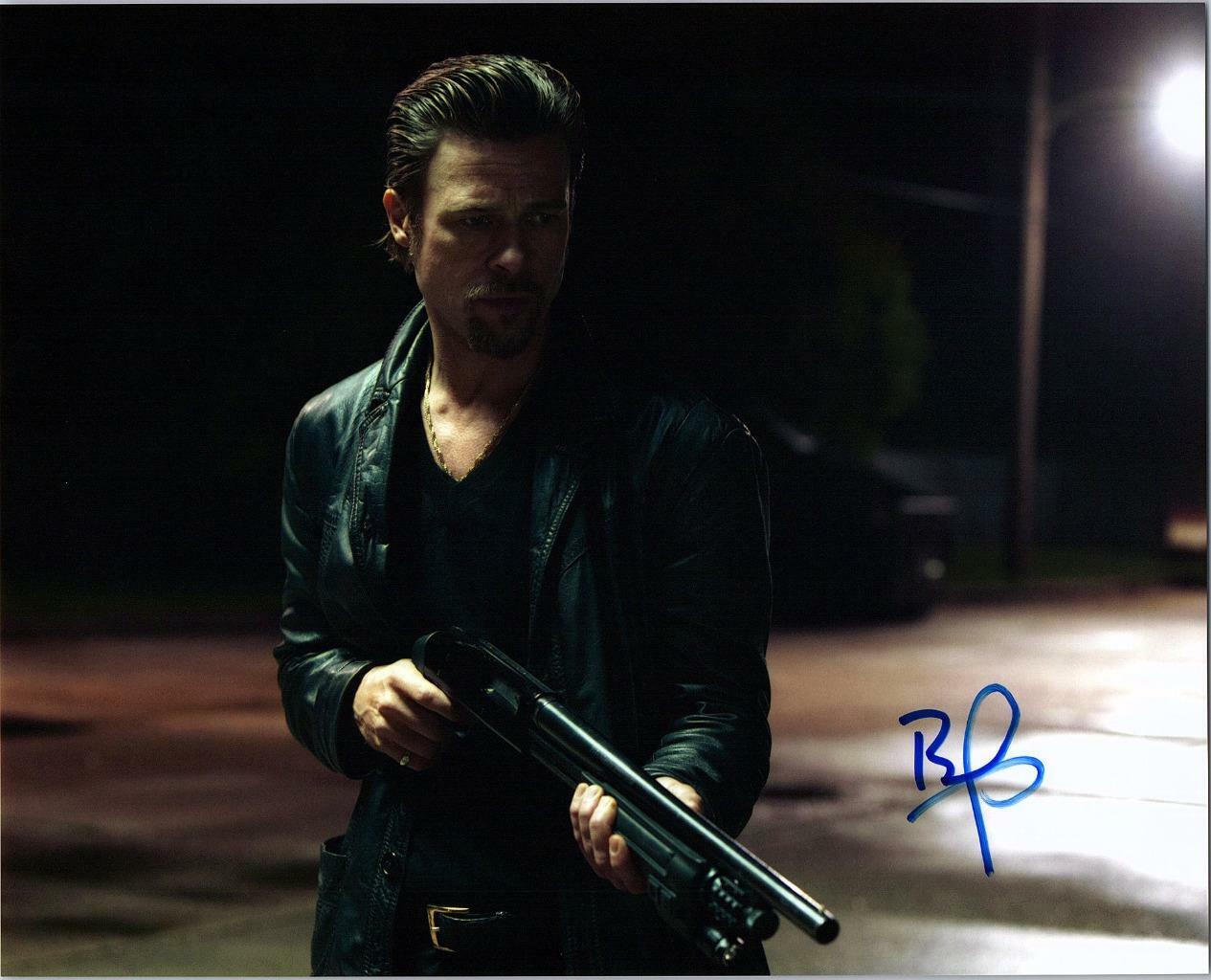 Brad Pitt 8x10 Autographed signed Photo Poster painting Picture and COA