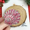 4pcs DIY Ocean Bead Diamond Painting Brooch