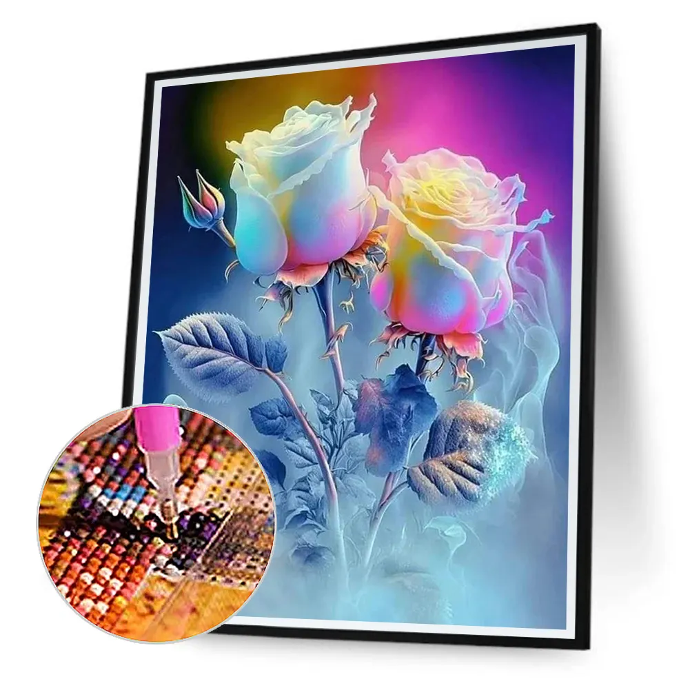 Diamond Painting - Full Round Drill - Flower(30*40cm)