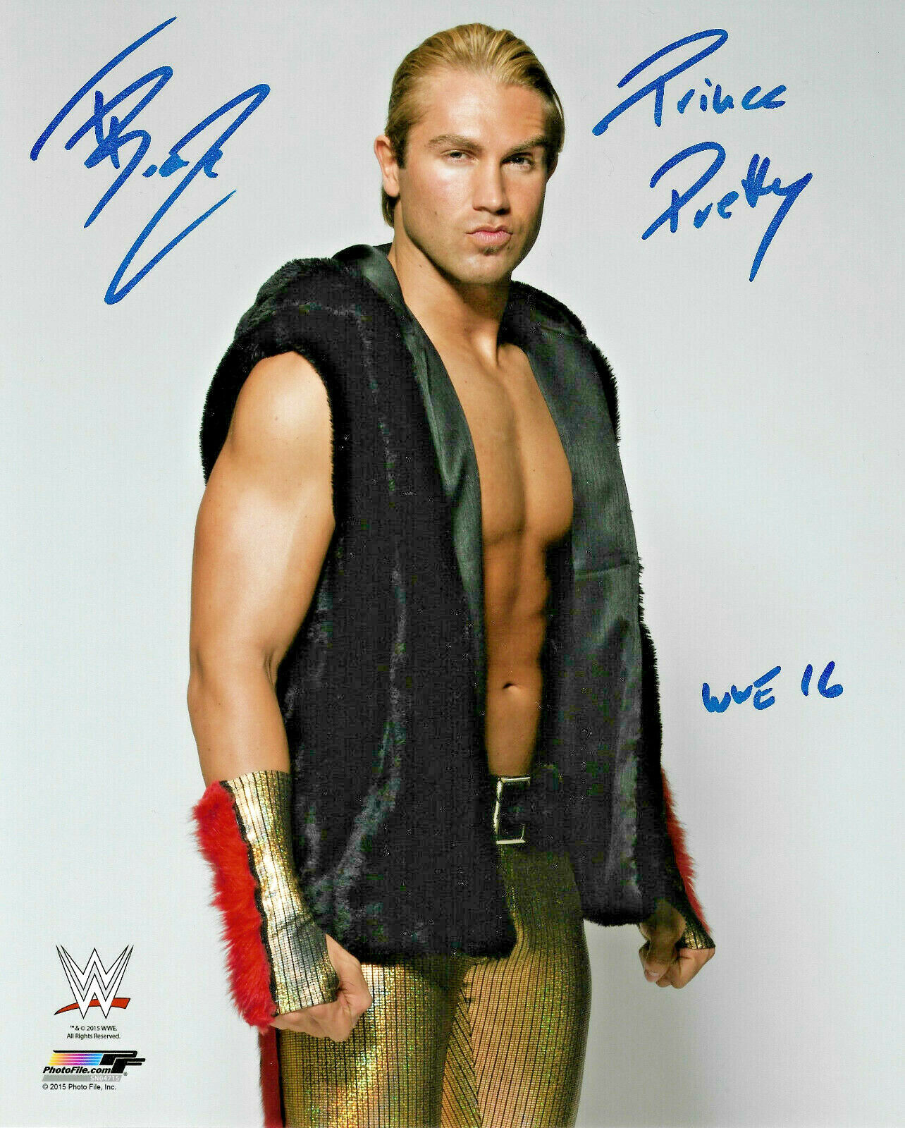 WWE TYLER BREEZE HAND SIGNED 8X10 Photo Poster paintingFILE Photo Poster painting WITH PROOF AND COA 1