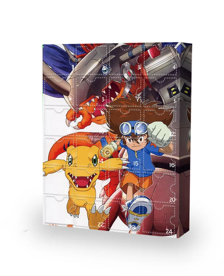 Digimon Adventure Advent Calendar -- The One With 24 Little Doors