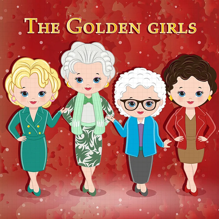 5D Diamond Painting Golden Girls Kit