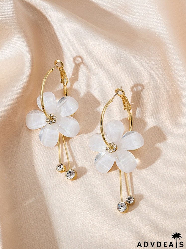 Flower Drop Earrings