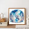 Diamond Painting-DIY Full Round Drill Owl（40*40CM)