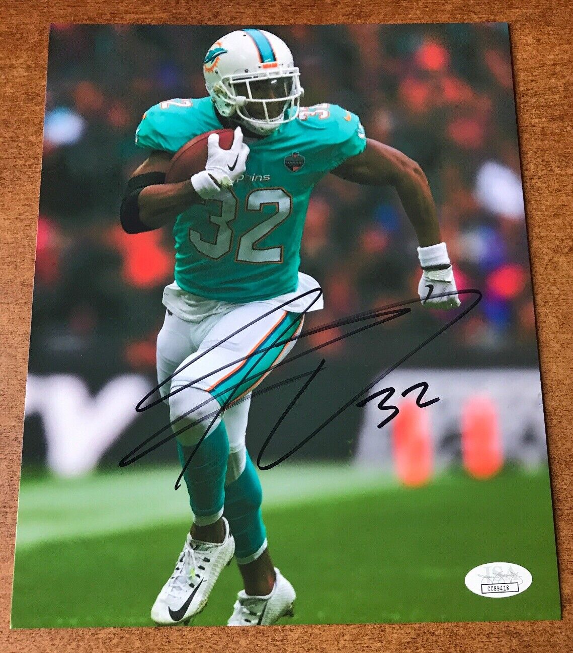 Kenyan Drake Signed 8x10 Photo Poster painting Autographed Miami Dolphins with JSA COA