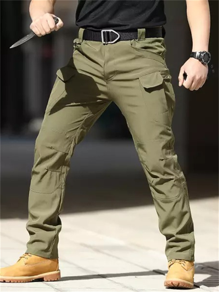 Men's Quick Dry Elastic Fabric Tear Resistant Tactical Multi Pocket Overalls-JRSEE