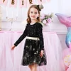 Kids Baby Girl Party Star Sequined Dress