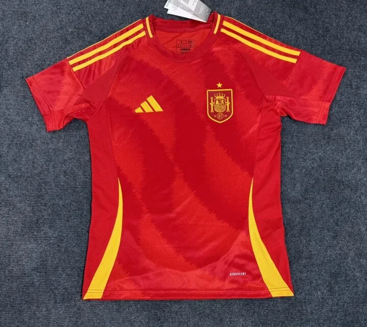Spain Home Kit 24/25 Euro Cup 2024 Football Jersey