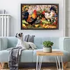 Vintage Poster - Farm Chickens-11CT Stamped Cross Stitch 40*60cm/15.75*23.62in tapestrymarket