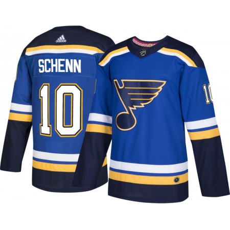 Men's  St. Louis Blues #10 Brayden Schenn Blue Stitched NHL Jersey