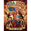 Diamond Painting -5D Full Round Drill 250th Anniversary of USA