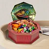 5D DIY Diamond Art Painting Snack Storage Box with Lid Wood Container (Flower)