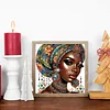Black Woman - Crystal Rhinestone Diamond Painting