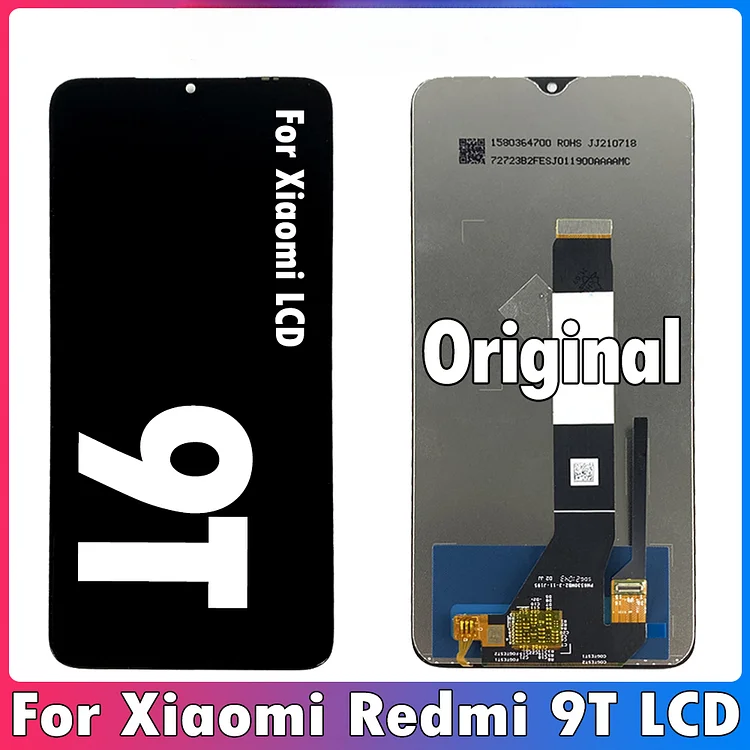 6.53" Original For Xiaomi Redmi 9T LCD Display Touch Screen Digitizer Assembly For Redmi9T J19S M2010J19SG Display With Frame