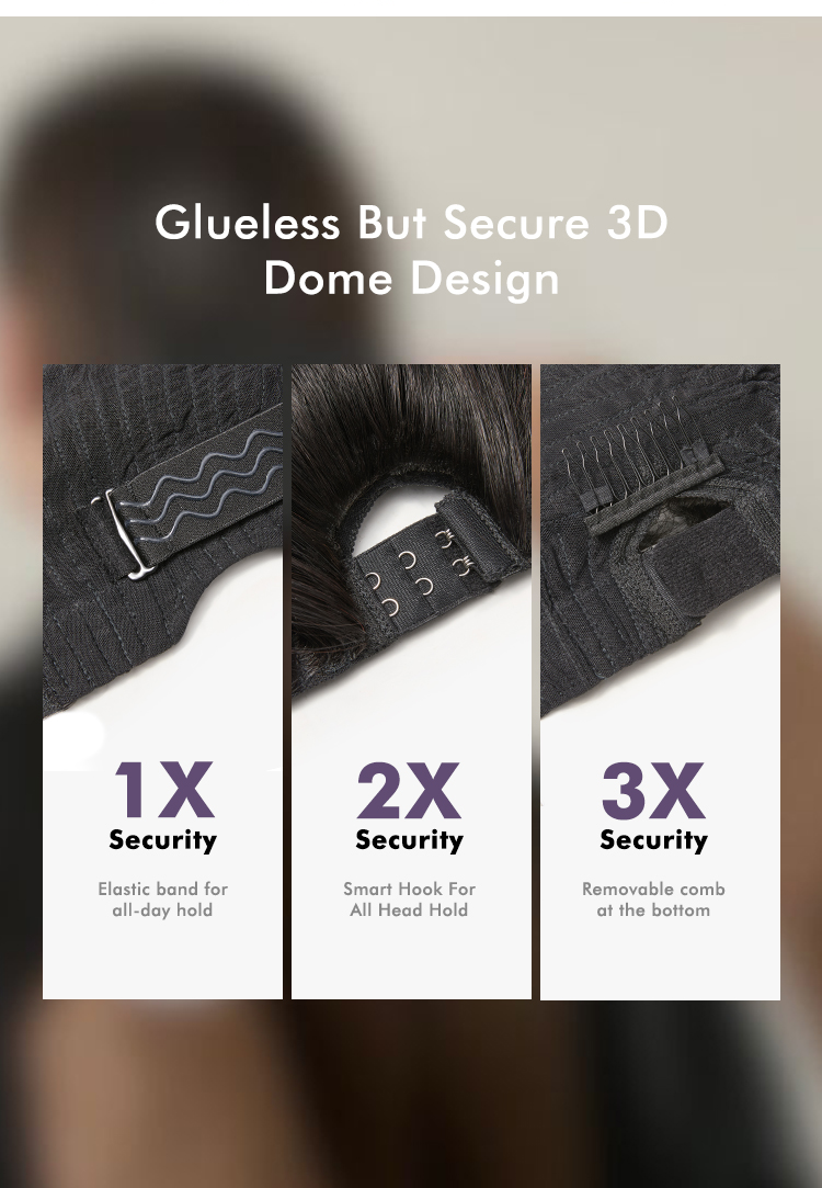 Luvme All-Day Comfort Wig Layered Yaki Straight Glueless 7x6 Closure HD Lace Human Hair Wig Pre-Cut Lace-18