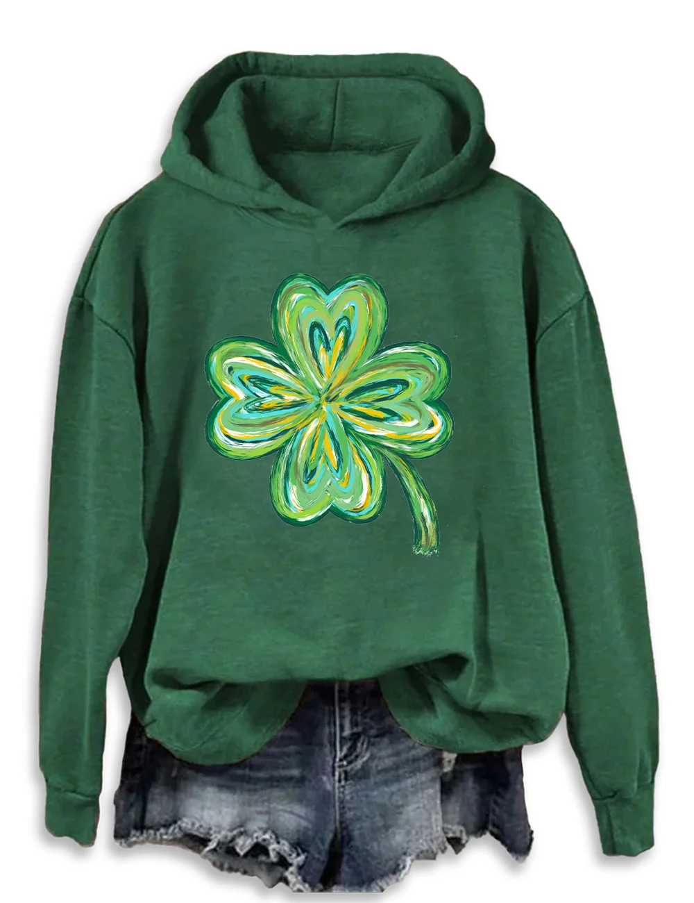 St. Patrick's Day Shamrock Lucky Hoodie