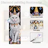 4Pcs Halloween Katze - 5d DIY Handwerk Lesezeichen