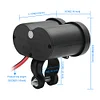 Motorcycle Handlebar USB Charger with Switch Waterproof Cigarette Lighter Socket
