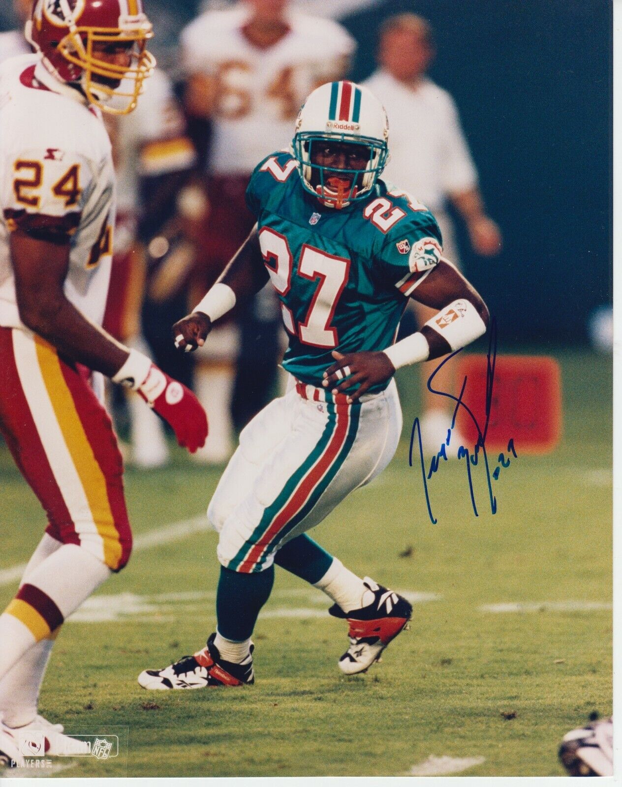 Terrell Buckley 8x10 Signed Photo Poster painting w/ COA Miami Dolphins #1