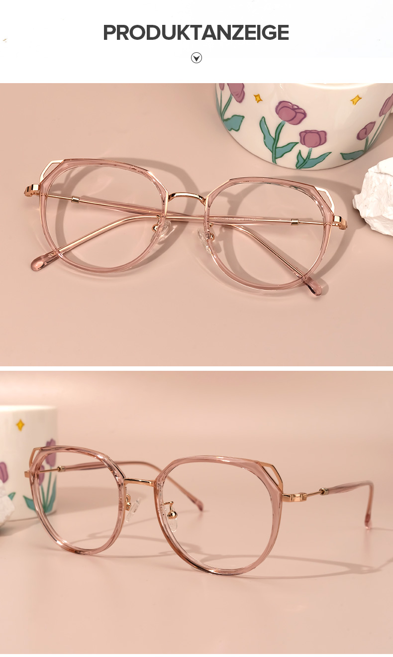 Ofelia Rosa Geometrisch Brille