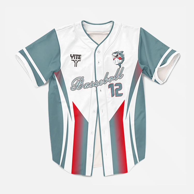 YITE |XBQ25-002 -Blue And White Baseball Uniform