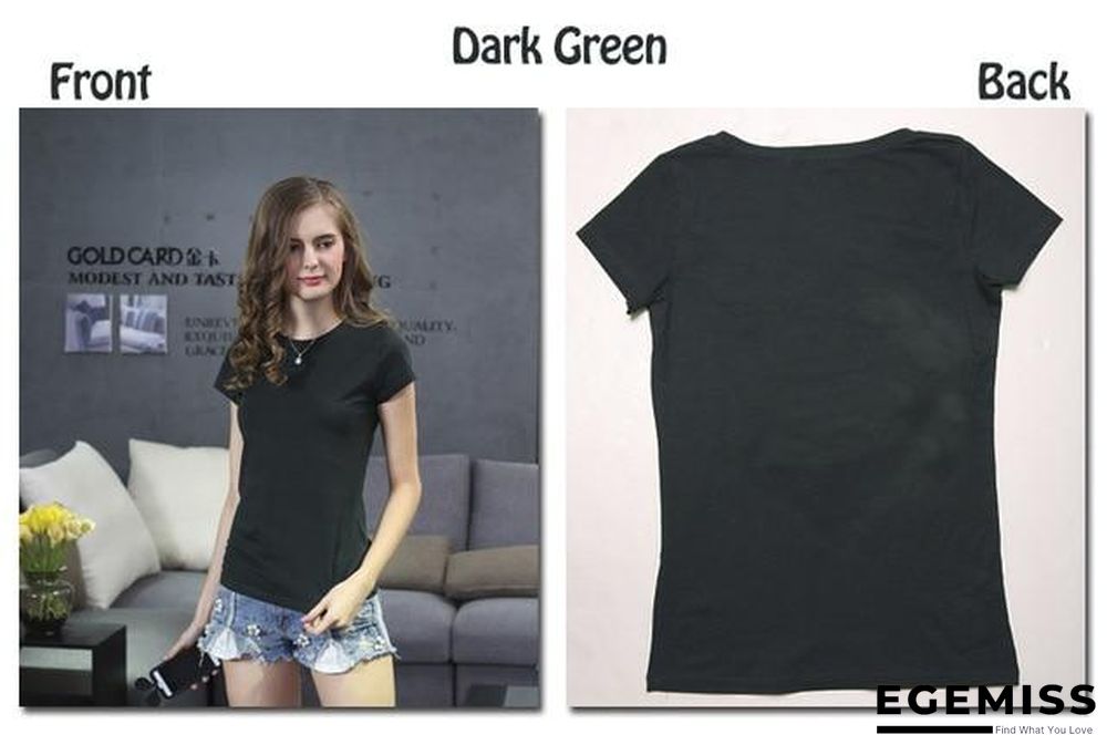 18 Colors S-3XL Plain T-Shirt Women Cotton Elastic Basic Casual Tops Short Sleeve T-shirt | EGEMISS