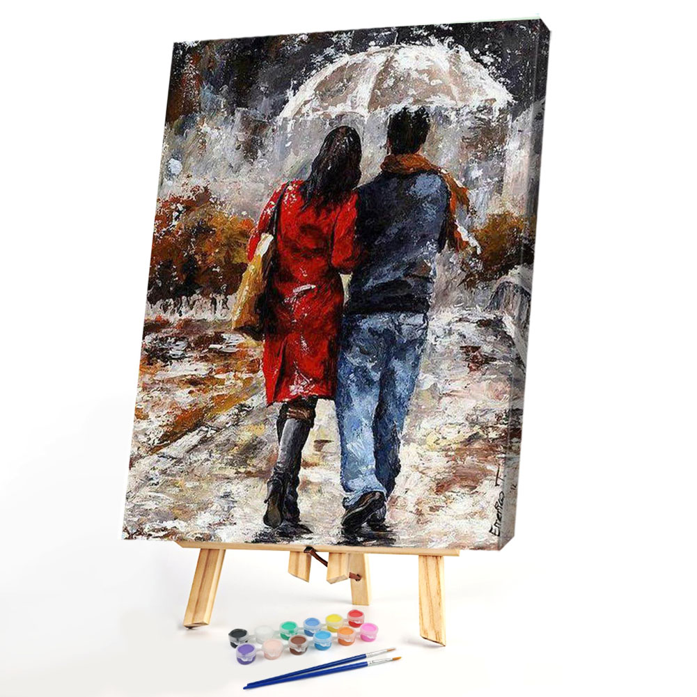 

40*50CM - Paint By Numbers - Umbrella, 501 Original