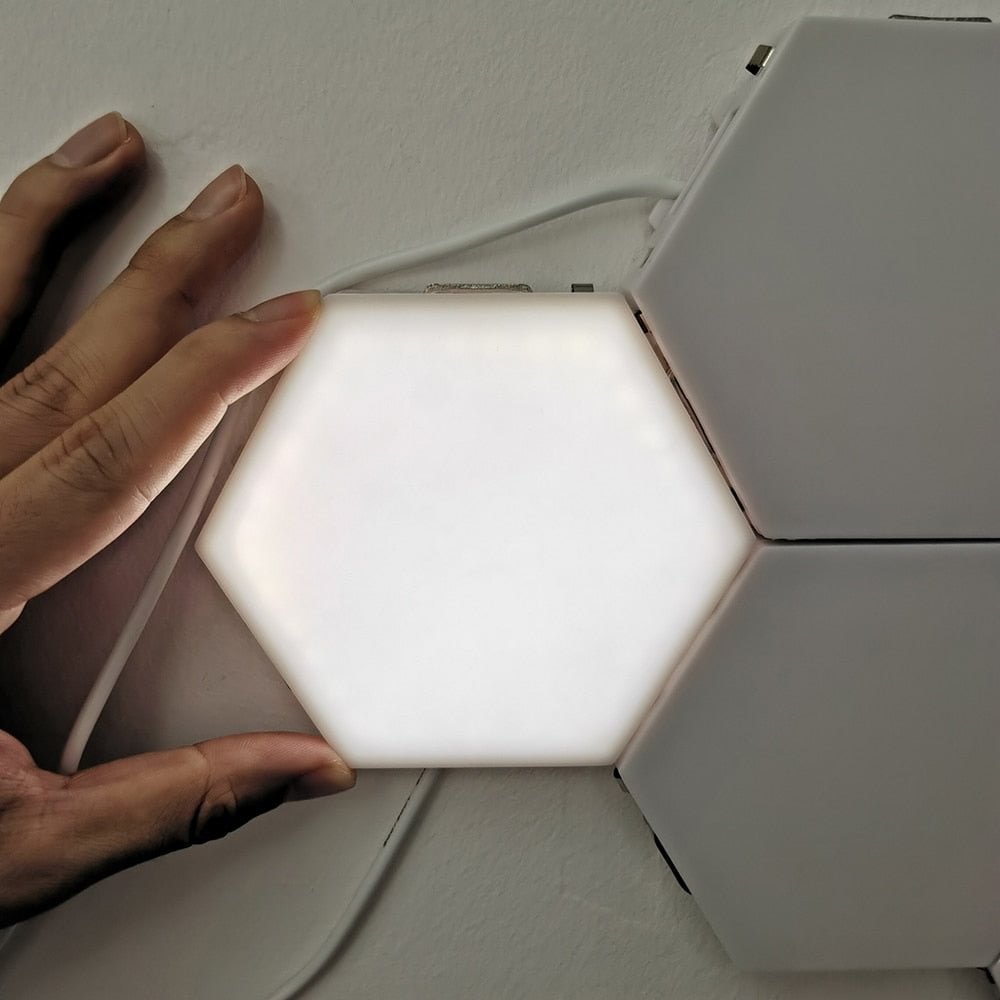 Modern Deco LED Night Lights for Home Quantum Modular Touch Light Sensitive Lighting LED Night Light Magnetic Bedside Decoration