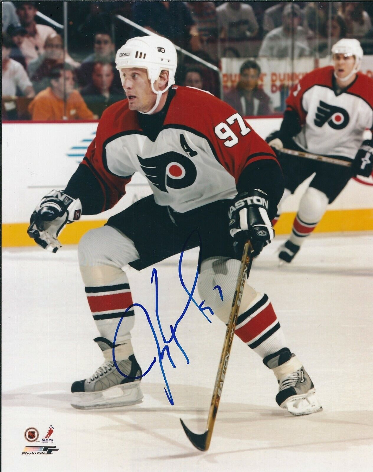 Signed 8x10 JEREMY ROENICK Philadelphia Flyers Autographed Photo Poster painting - COA