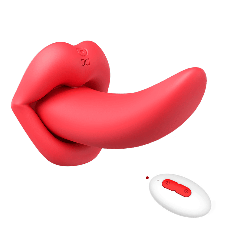 Rose Tongue Licking Vibrator Clitoral Stimulator With Remote Control