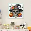 Skull-11CT Stamped Cross Stitch 40*40cm/15.75*15.75in tapestrymarket