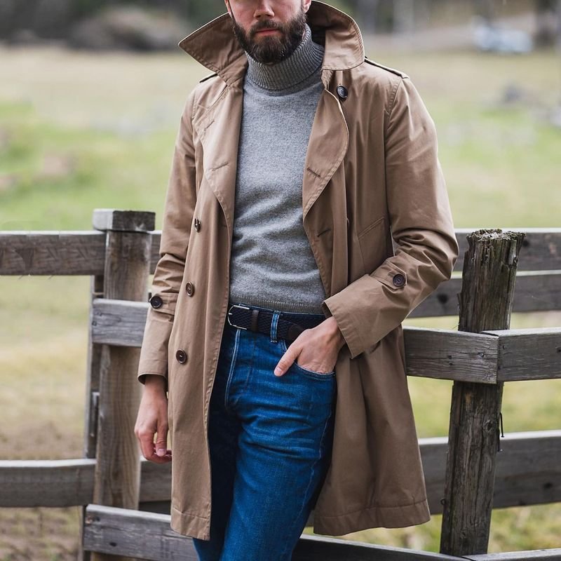 Men's retro casual jacket