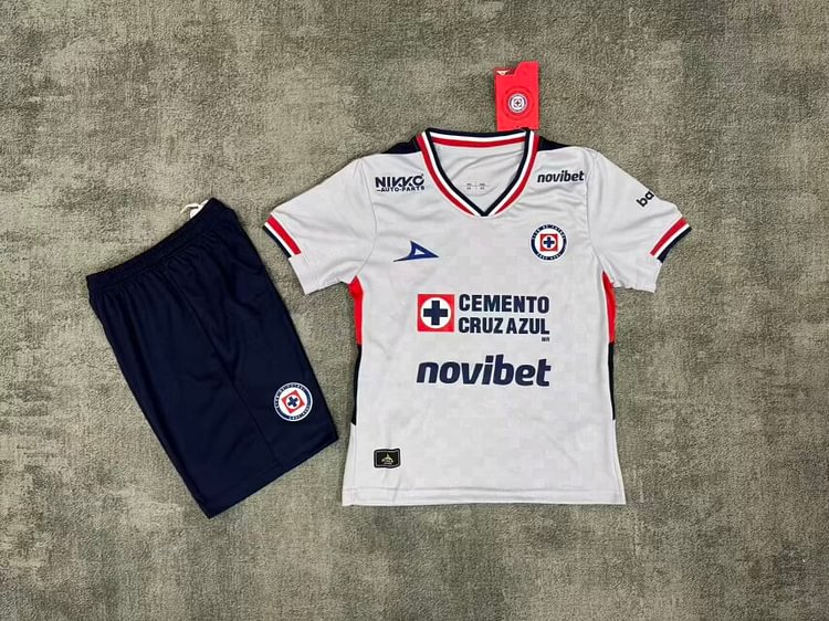 2025-26 Cruz Azul Away Jersey - Children's Version