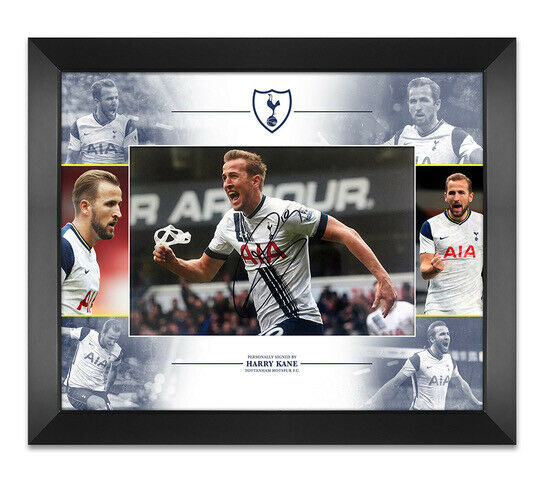 Harry Kane Signed & Framed 12X8 Photo Poster painting Display SPURS Tottenham Hotspur AFTAL COA