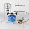 One-To-Two Adapter Aluminum Alloy Camping Gas Tank Connector for Outdoor Camping