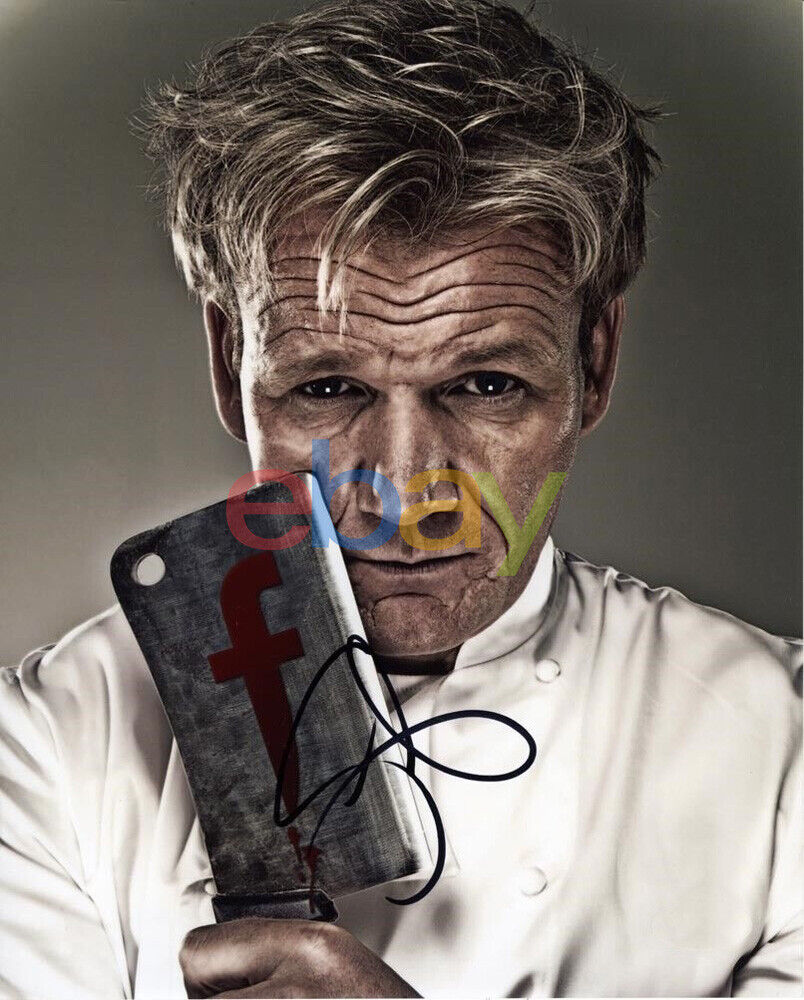 Gordon Ramsay Hell's Kitchen Autographed Signed 8x10 Photo Poster painting reprint