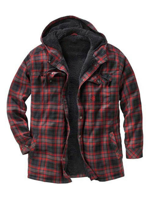 Men's Outdoorsman Plush Hooded Jacket