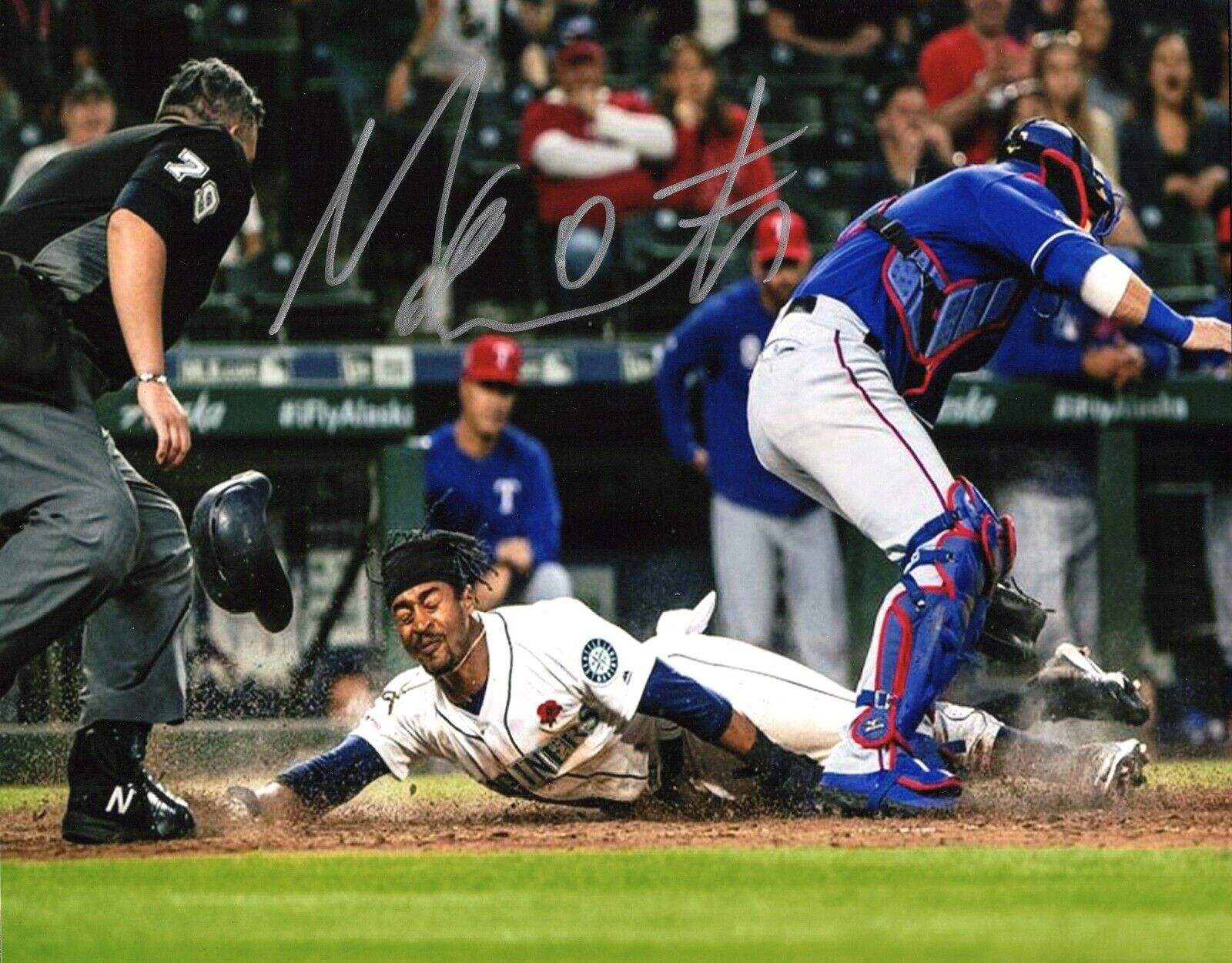 Mallex Smith Seattle Mariners Signed Autographed 8x10 Photo Poster painting B