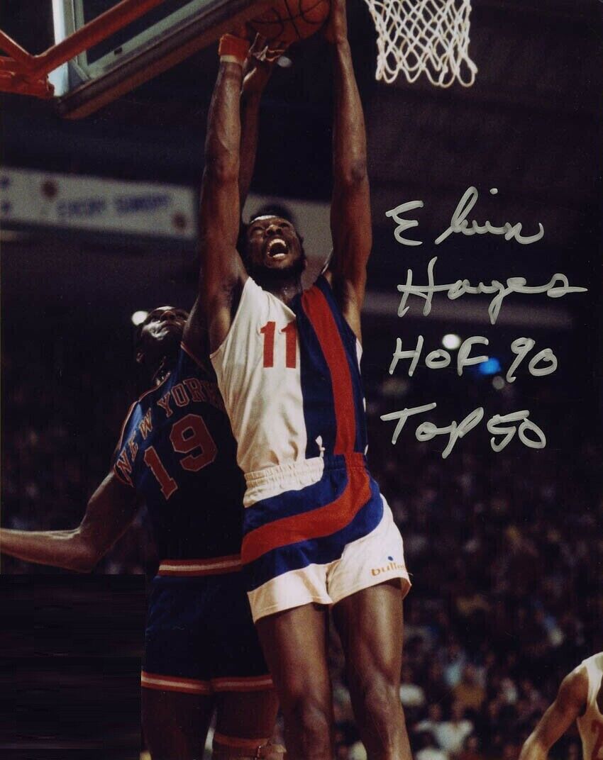 Elvin Hayes Autographed Signed 8x10 Photo Poster painting ( HOF Rockets ) REPRINT