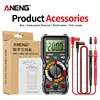 2000 Counts DC AC Voltage Tester Handheld NCV Digital Multimeter Tools (Black)