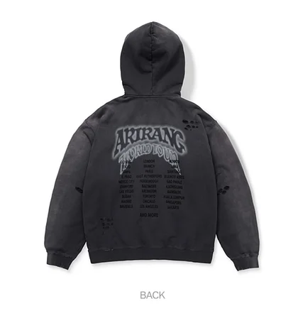 BTS ARIRANG Japan tour 日本 クロップフーディー Mサイズ あす楽対応】 BTS ARIRANG Japan tour 日本 クロップフーディー M
