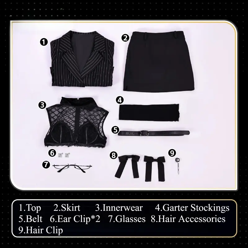 [Wetrose] In Stock Goddess of Victory: Nikke Privaty Sharp Lesson Game Outfit Cosplay Costume 