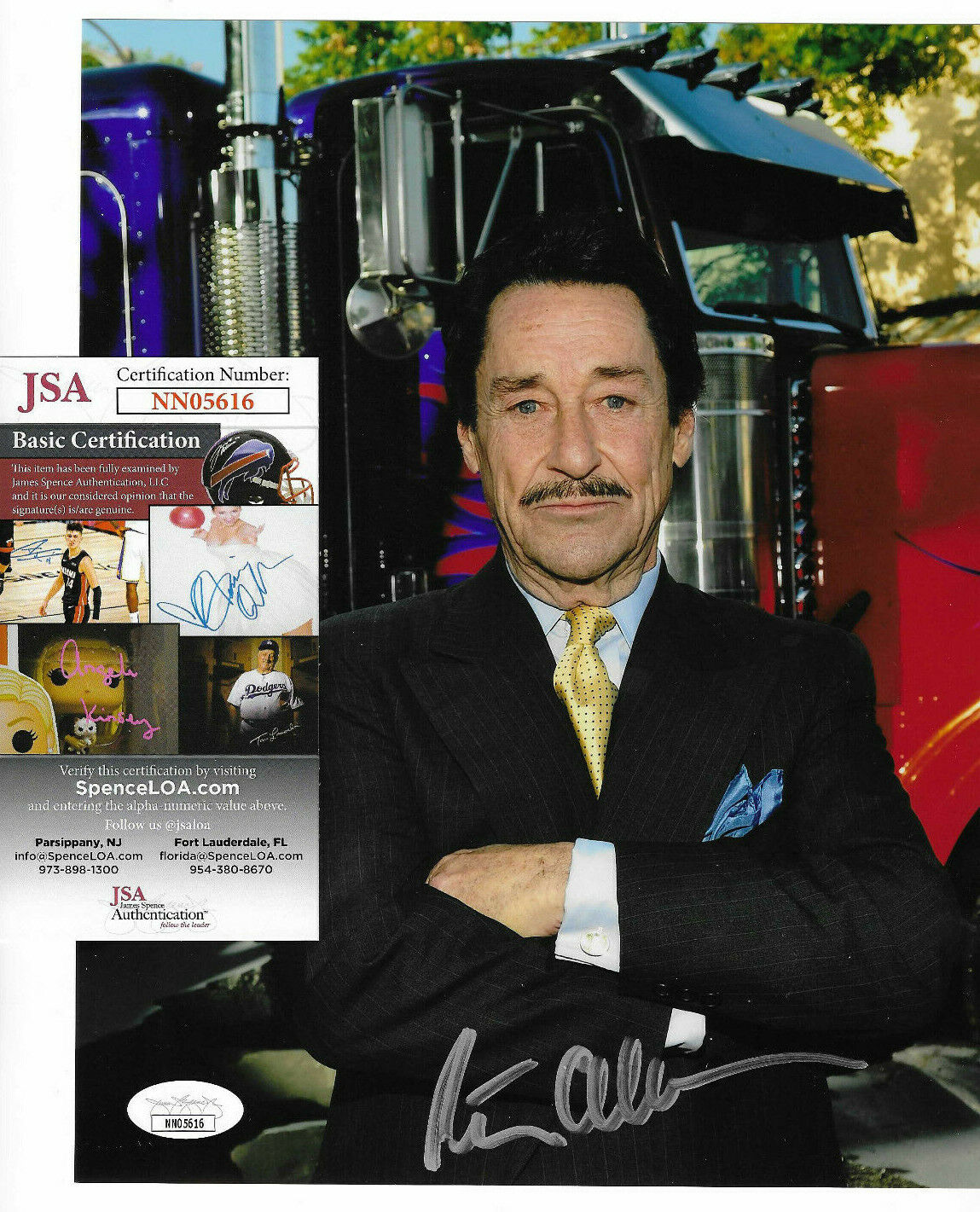 Peter Cullen Authentic Signed 8x10 Photo Poster painting, Transformers, Optimus, Voice, JSA COA