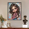 Diamond Painting -5D Full Round Drill Girl(40x50cm)