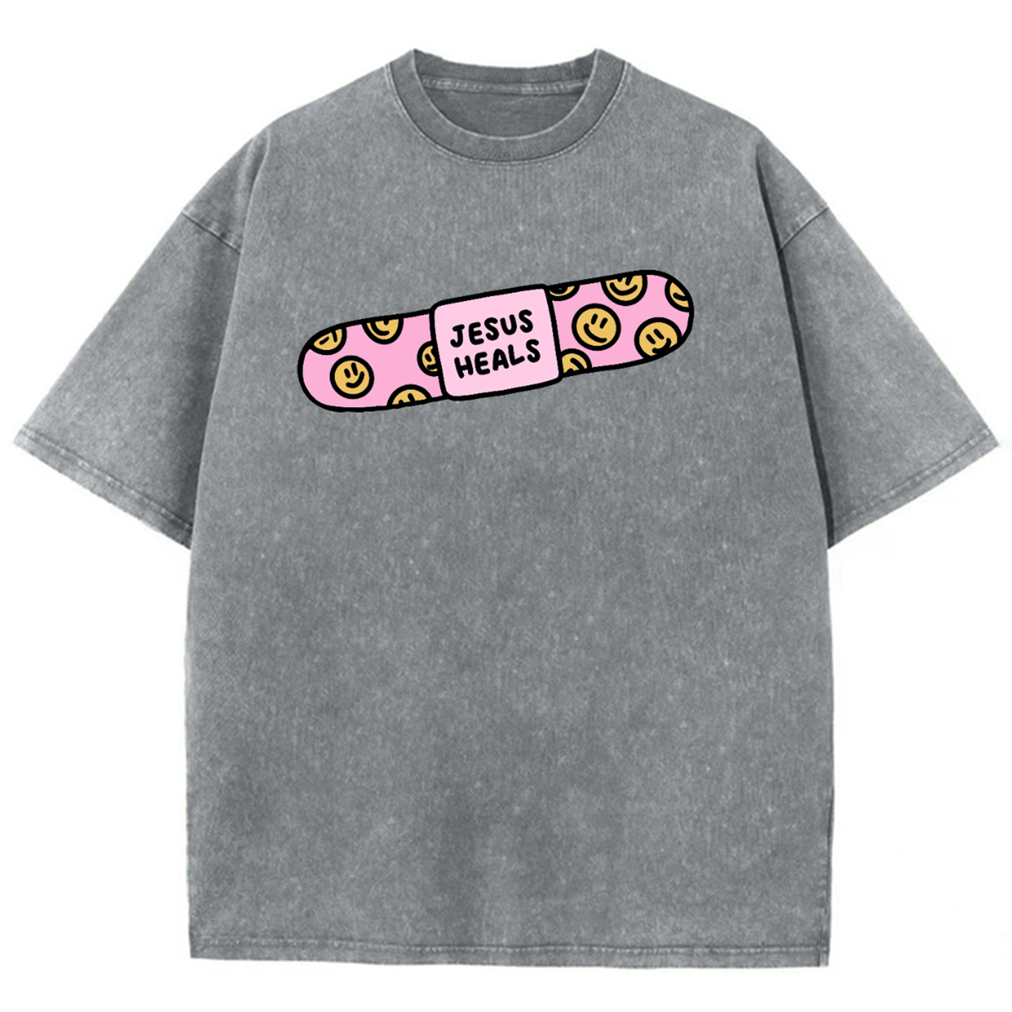 Sopula Jesus Heals Unisex Washed T-Shirt - SOPULA