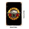 Guns n ' roses - Panneaux en &eacute;tain m&eacute;tallique(20*30cm/30*40cm)