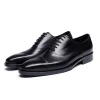 Discount Best Cap Toe Leather Dress Oxford Shoes 