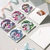 6PCS DIY Diamond Art Greeting Cards Santa Claus Congratulations Cards & Gift