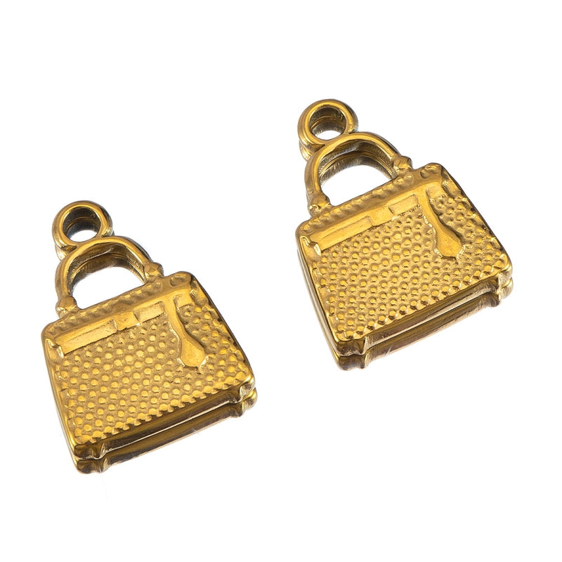 10 PCS/Package 14 * 12mm 304 Stainless Steel Tortoise Dolphin Shell Pendant Jewelry Accessories